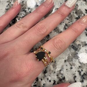 Moon Magic - Black Obsidian Ring